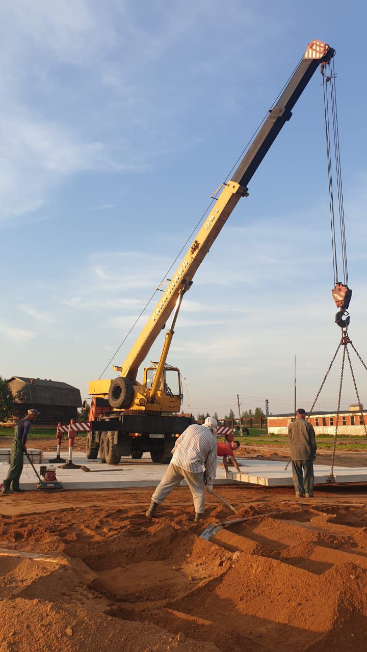 Работа крана